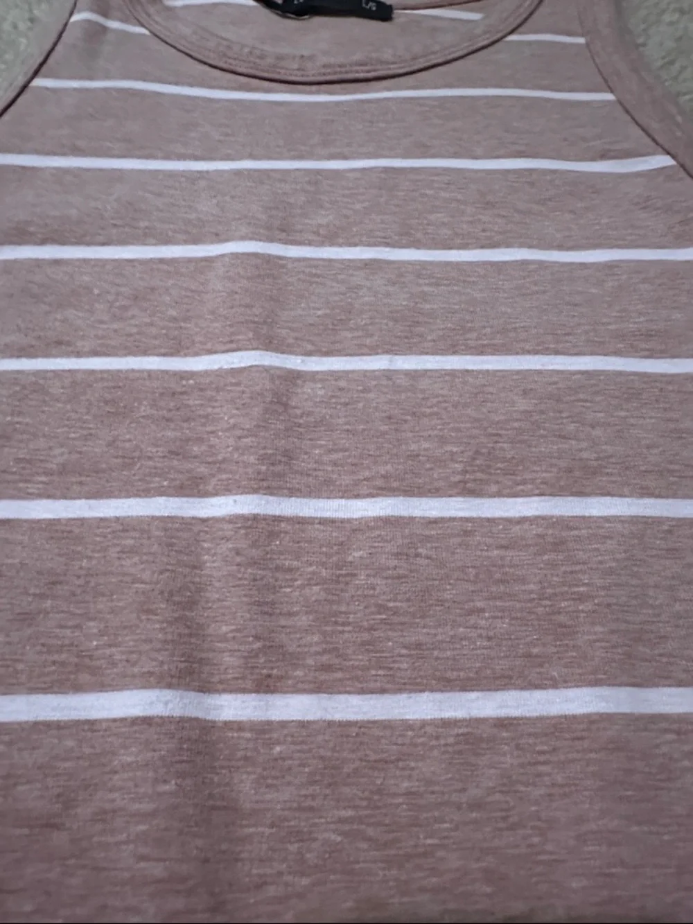 Cotton On Mauve Pink Striped Tank Bodycon Midi Dress NWT - Picture 4 of 10
